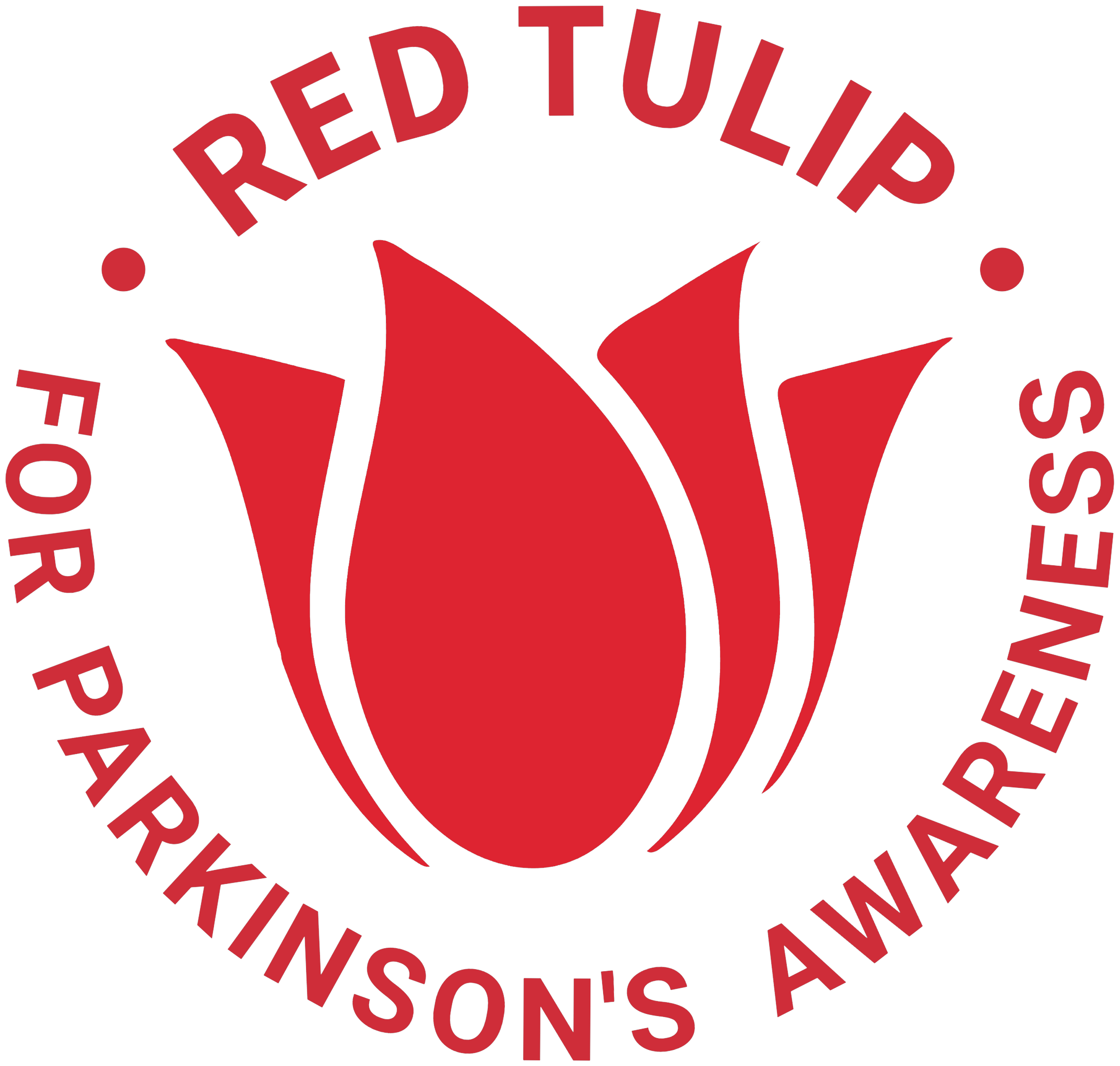 Red Tulip for Parkinson's Awareness